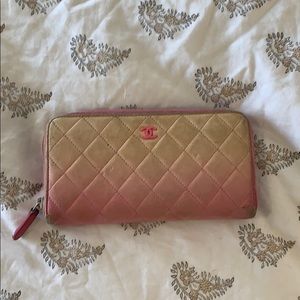 Authentic rare Chanel walker ombré pink